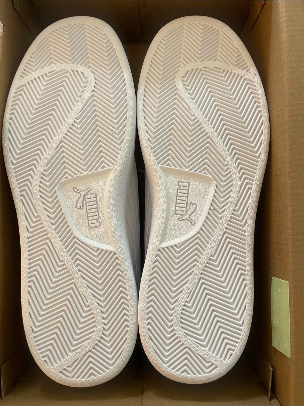 Puma White Low-Top Sneakers